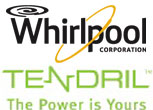 Whirlpool and Tendril logos
