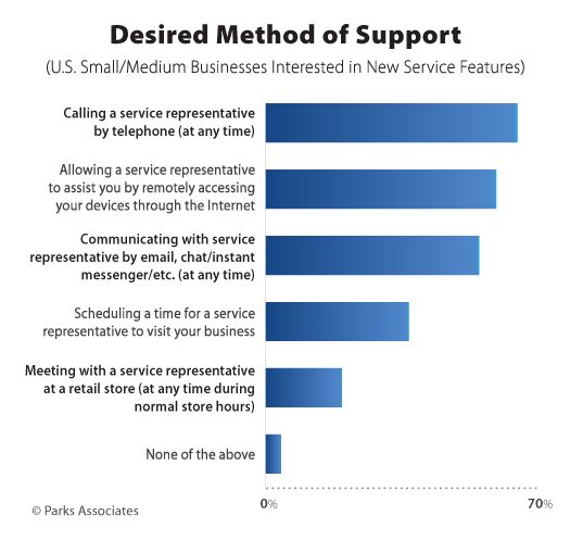 Parks Associates - SMB Tech Support research